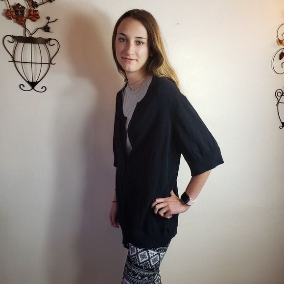 Women Within Black Sweater Size 22/24 - Picture 2 of 6